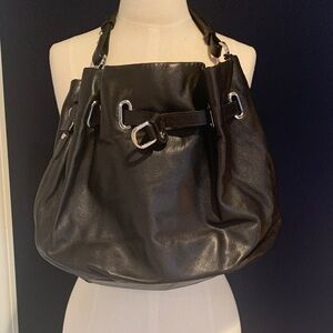 Cole Haan Black Leather Shoulder Bag